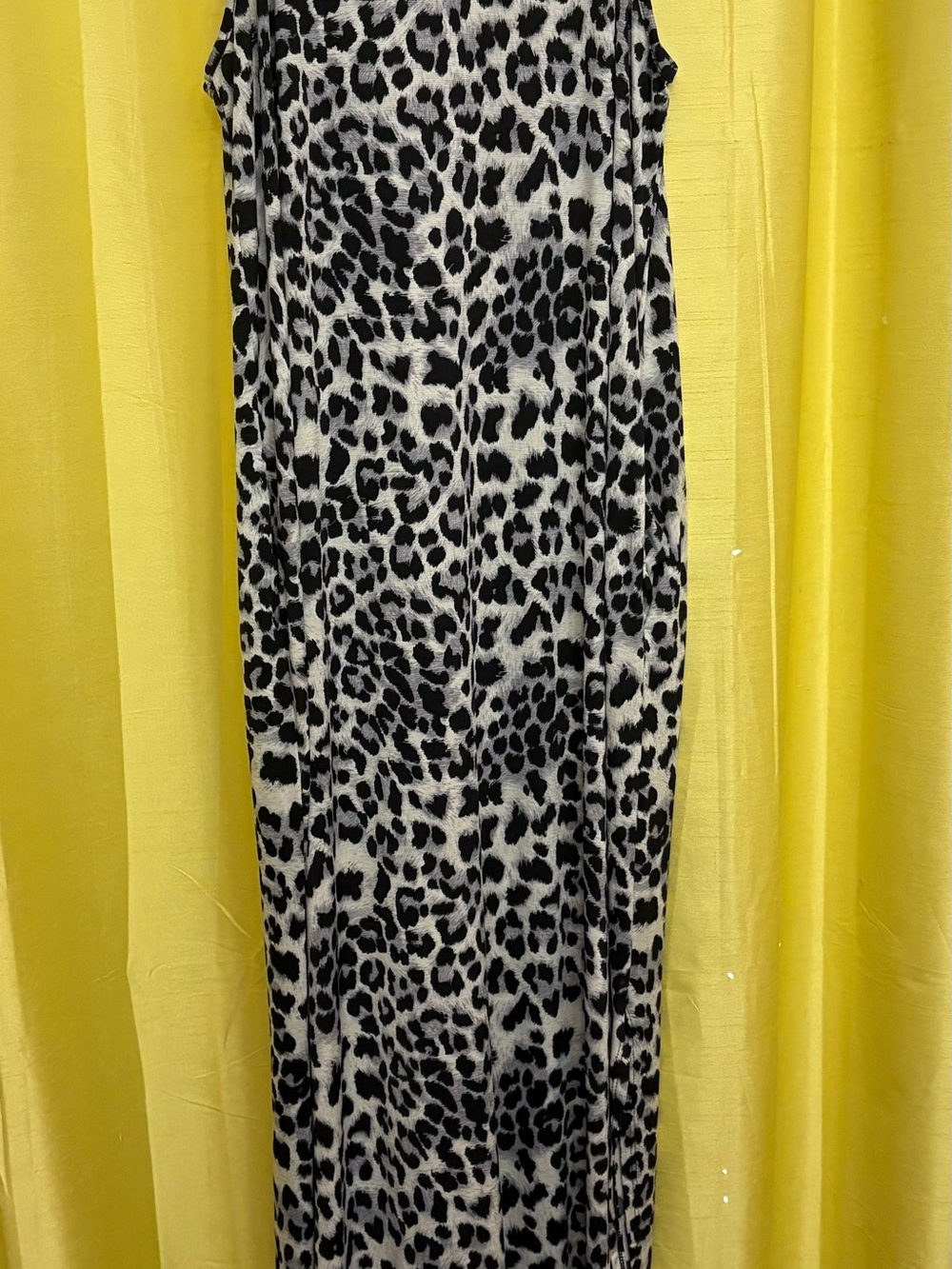 Leopard Print Maxi- Black and White
